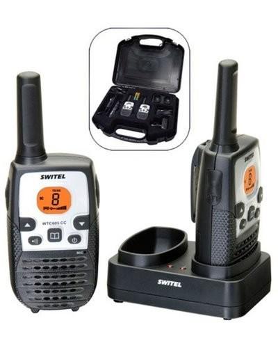 Coffret de deux talkie walkies longue portée avec chargeur switel_0