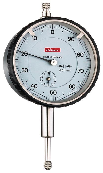 Comparateur numérique M2T gauche 10 mm - lecture 0,01 mm - graduation cadran vers la gauche - modèle 100-0 KÄFER_0