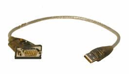 Convertisseur USB vers série - câble 0,35 m - Connecteur DB9 mâle ATEN - Compatible Windows et Mac OS_0