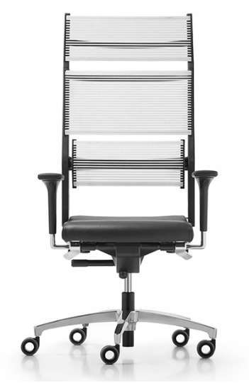 Fauteuil ergonomique de direction LORDO - Marque Dauphin - réglages personnalisés et tissu résille élastique_0