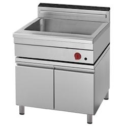 Friteuse de patisserie à gaz 44 litres, armoire 2 portes - 800x700x900 mm - 17,5 Kw - 39TP376F Eurast - inox 39TP376F_0