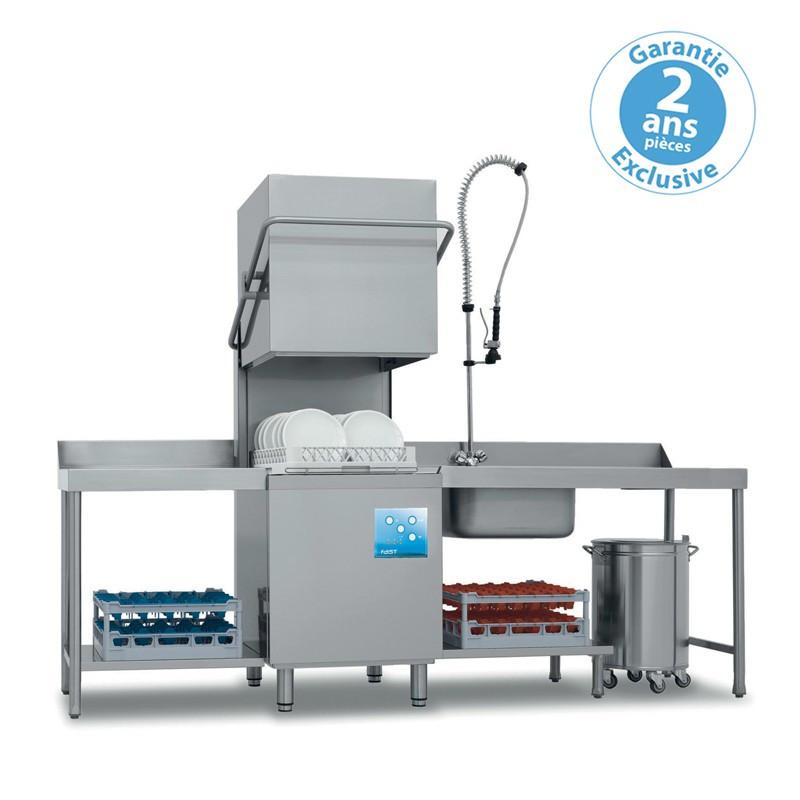 Lave-vaisselle à capot Elettrobar FAST170V1 - Panier 500 x 500 mm - 6500 W - Cycles rapides 90 à 150 s_0