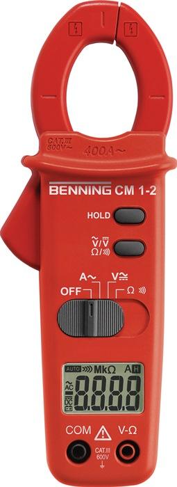 Multimètre à pince ampèremétrique CM 1-2 - 0,1 à 400 A - CAT III 600 V - BENNING_0