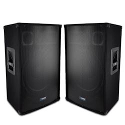 Pack 4 Enceintes Sono 2400W Total Ibiza Sound 3 Voies 4x600w - Câblage - PA DJ MIX Idéal Bar Club Animation Mariage - 0652733918284_0