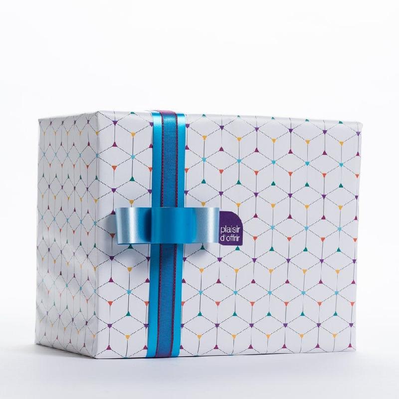Papier cadeau cubes multicolores en 0,70x100 m_0