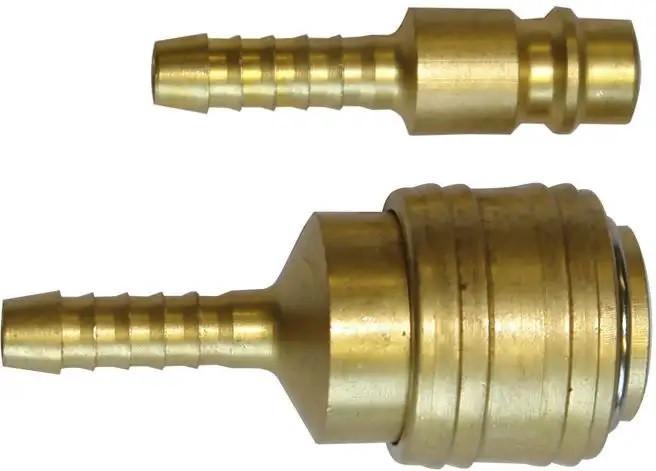 Raccord rapide et raccord cannelé pour tuyau air comprimé diam 6 mm_0