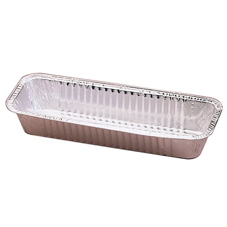 RÉCIPIENT PLUM CAKE 1070 ML 31X10.3X5 CM ALUMINIUM (VENDU PAR 100)