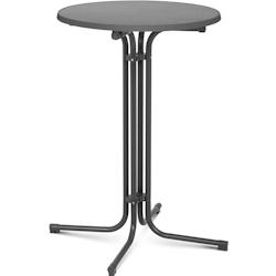 Royal Catering - Royal Catering Mange-Debout Mange Debout Table Haute Bistrot Bistro Bar Ronde RC-BIS70FG (ø 70 cm, Hauteur de 110 cm, Pliante, - gri_0