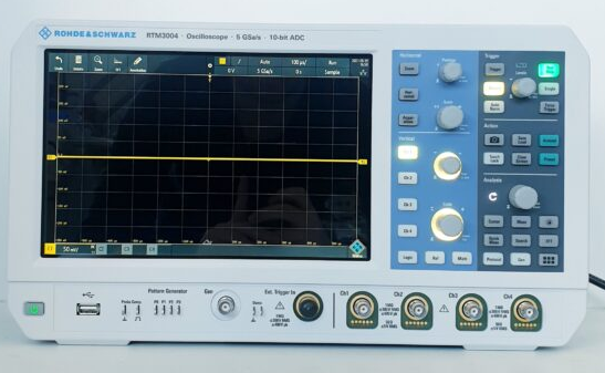 RTM3004 - Oscilloscope numérique Rohde and Schwarz - 100 MHz - 4 CH - 5GSa/s - Mémoire 80 MSa_0