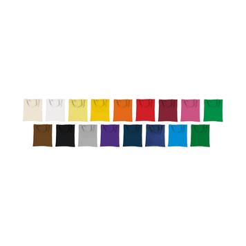Sac publicitaire en coton avec 2 anses courtes PM - Vert - 380 mm x 420 mm_0