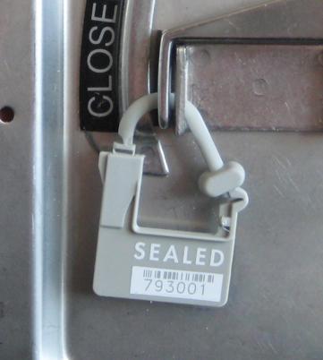 Scellé de sécurité Unisto Padlock 3 - indicateur de fraude en polypropylène - longueur fixe_0
