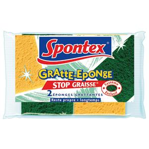 Gratte-Eponge Stop-Graisse x2