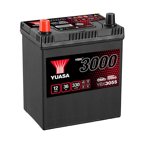 BATTERIE VOITURE YUASA YBX3055 12V 36AH_0