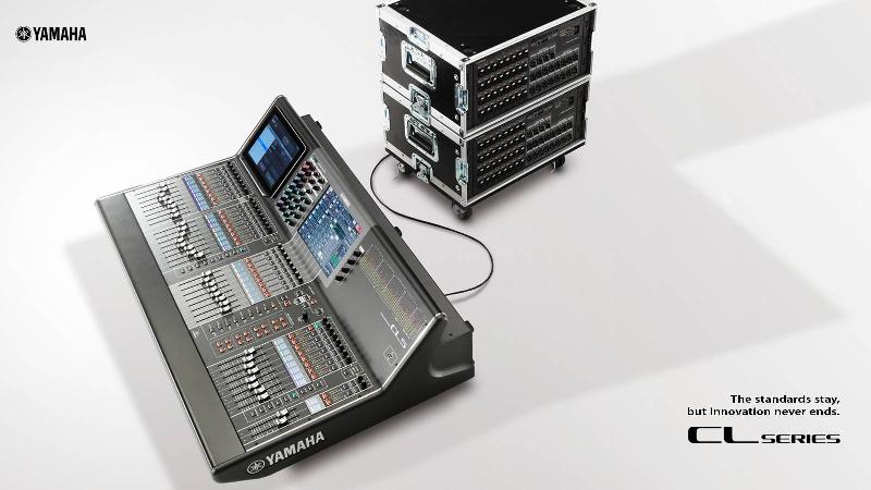 Console numérique Yamaha CL5 - 72 entrées mono, 8 stéréo, 24 bus de mixage et communication DANTE_0