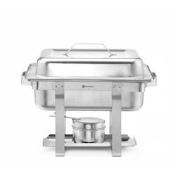 Hendi Chafing Dish GN1/2 en acier chromé avec 4,5 litres - inox 475201_0