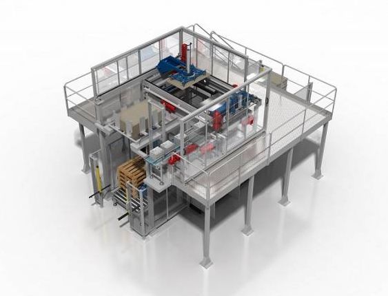 KAC 520 Kompact Arrow - Palettiseur automatique compact par le haut - Clevertech France_0