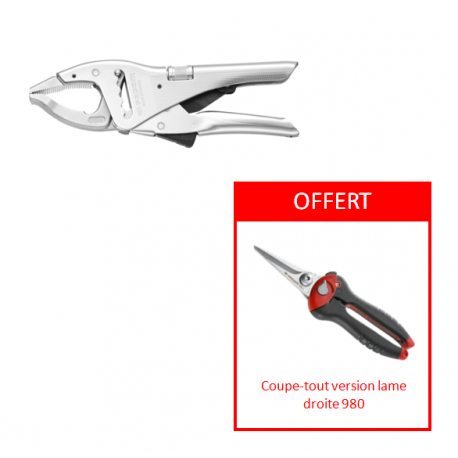 Pince à Étaux Brilliant Tools - Bec Long 140 Mm | Acier Chrome Vanadium | Réglable | Précision Pro