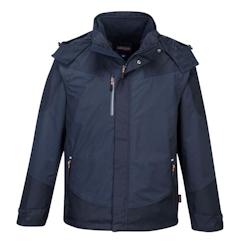 Portwest - Parka de travail chaude 3 en 1 RADIAL Bleu Foncé Taille 2XL - XXL bleu polyester 5036108324866_0