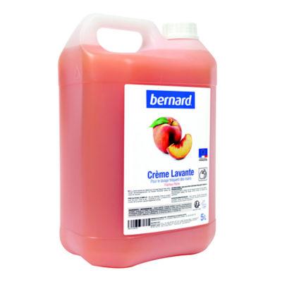 Savon crème Bernard parfum pêche, bidon de 5 L_0