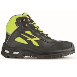 U-Power - Chaussures de sécurité hautes hautes performances MIND - Environnements exigeants - RS S3 WR HI HRO SRC CI Noir / Jaune Taille 40 - 40 noi_0