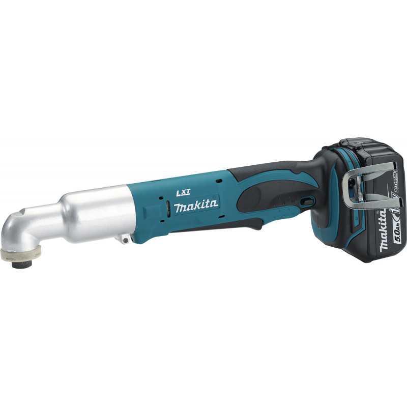 Visseuse d'angle à chocs 18 V Li-Ion 5 Ah 1/4'' Forme C 60 Nm Makita | DTL061RTJ_0