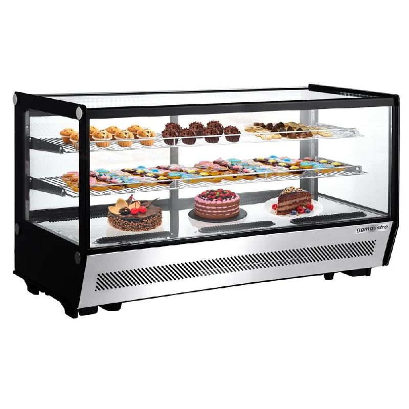 Vitrine réfrigérée de table positive pour pâtisserie - 200 litres - tkvgnr200._0