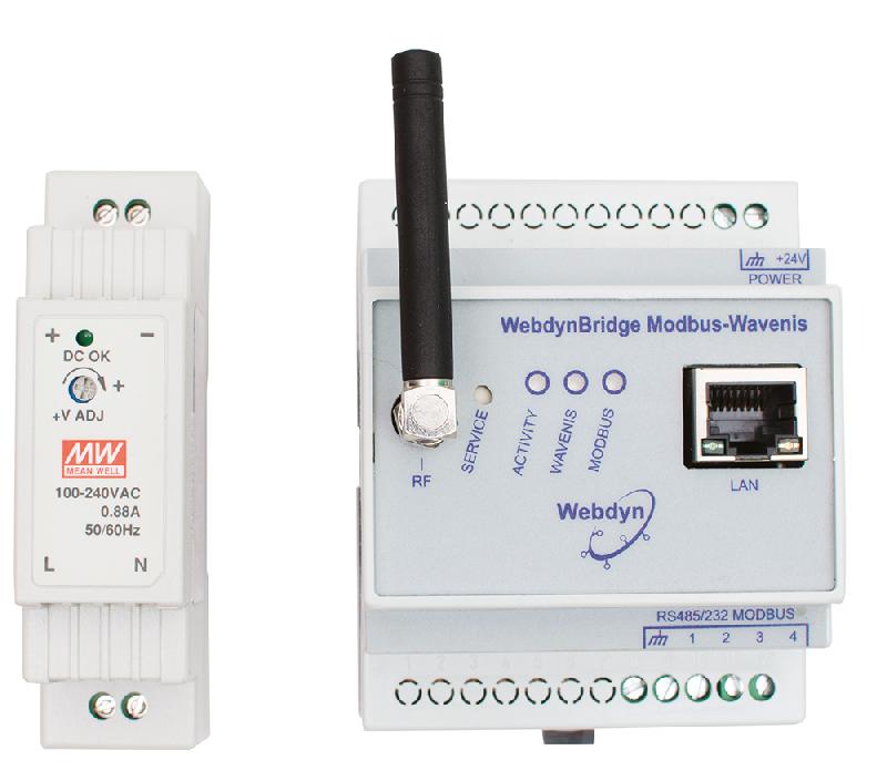 WEBDYN-BRIDGE | Passerelle à technologie Wavenis vers ModBus_0