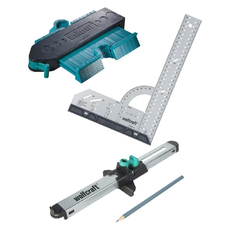 Wolfcraft jeu d'outils de pose de stratifiés et de revêtements de sol 444132_0