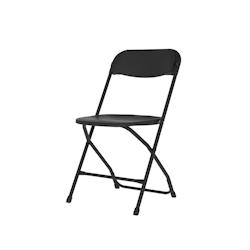 ZOWN Lot de 8 chaises pliantes Alex Chair Pro Noir Polypropylène - noir plastique SP-IC001X018A-BB_0
