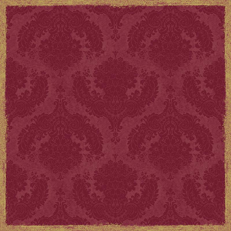 NAPPE BORDEAUX NON TISSÉ 84X84 CM DUNICEL  (20 PIÈCES)