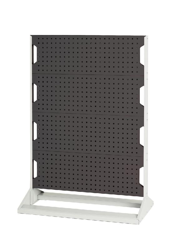 Rack Perfo Fixe Simple Face - 4 Panneaux - LxPxH: 1000x550x1450 mm - Construction en acier robuste_0