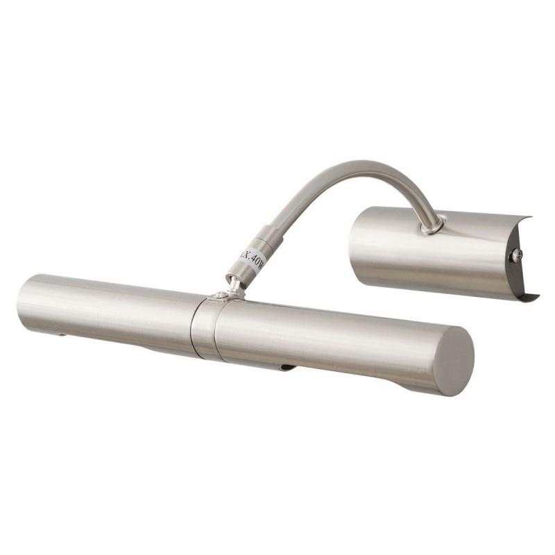 Applique murale métal Corson 36cm argent - Paris Prix - tête orientable et ampoules fournies_0