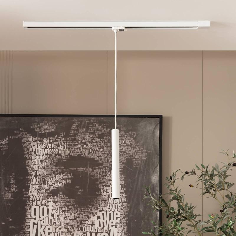 ARCCHIO EJONA SUSPENSION LED SUR RAIL BLANC 4/40CM