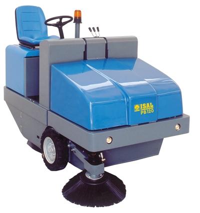 Balayeuse autoportée PB 120 D ISAL - Diesel - Largeur de travail jusqu'à 135 cm - Bac 205 L_0