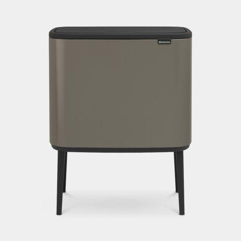 Poubelle Brabantia Bo Touch Bin - 23 + 11 litres - Platinum UGS316142_0