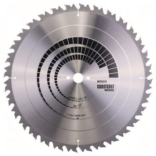 BOSCH 1 CONSTRUCT WOOD POUR SCIES CIRCULAIRES DE TABLE (POUR BOIS SANS CLOUS)