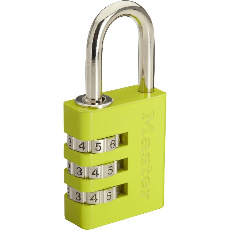 Cadenas à combinaison MASTER LOCK aluminium, l.30 mm_0