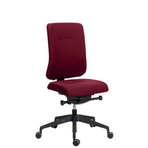 CHAISE DE BUREAU SITIZEN TISSU BORDEAUX