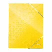 CHEMISE À ÉLASTIQUE 3 RABATS WOW LEITZ JAUNE