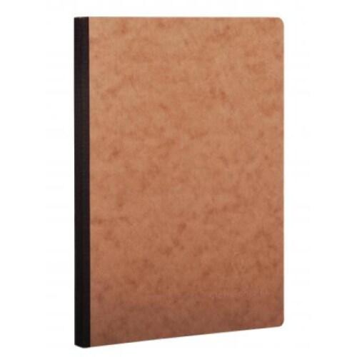 Clairefontaine Lot de 5 Carnet Age Bag A5, 192p./96 feuilles 90 g/m² brochure dos toilé, couv. Coloris tabac, ligné - 3329680795462_0
