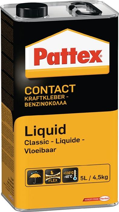 Colle forte Classic Liquid PATTEX - Résistance -40°C à +110°C - Bidon 4,5 kg_0