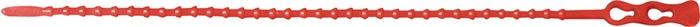 Collier de câblage détachable CLICKTIE - 650 mm x 5,6 mm - polyéthylène rouge - 100 pcs/sachet - SAPISELCO_0