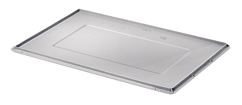 Couvercle gris ecogreen pour caisse plastique athéna l.600 x p.400 mm - 2g06400_0