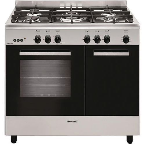 CUISINIÈRE BUTANETTE GLEM-GA960PCGIX-90 CM-INOX - GLEM