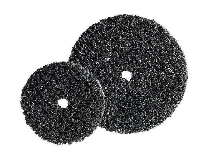 Disque de nettoyage grossier PROMAT - STW D.150x13 mm - Perçage 13 mm - Non-tissé agressif et longue durée_0