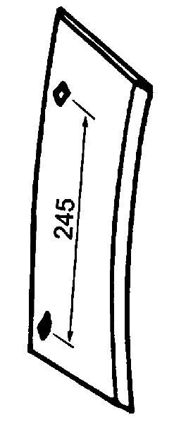 ETRAVE COUTRE GALBEE DROITE P173322 ADAPTABLE G&B