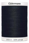 GÜTERMANN FIL À COUDRE 'ALLESNÄHER' SB, 1000 M, COULEUR: 000 - LOT DE 2