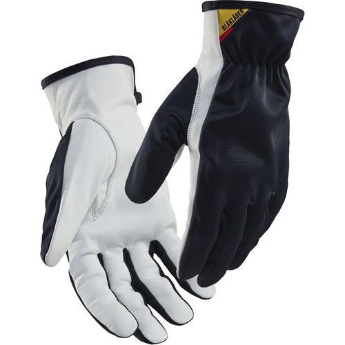 GANTS DE MANUTENTION DE PROTECTION EN CUIR DE CHÈVRE - BLEU/BLANC - 10 - BLAKLADER