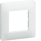 HAGER ESSENSYA PLAQUE 1 POSTE BLANC WE401