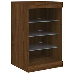Helloshop26 - Buffet bahut commode armoire meuble de rangement organisateur cuisine salle de séjour salon avec lumières LED 41 x 37 02_0029923 - 300_0